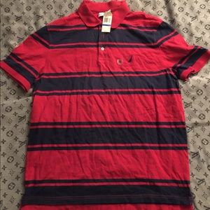 Nautica Polo shirt Navy/Red size XL